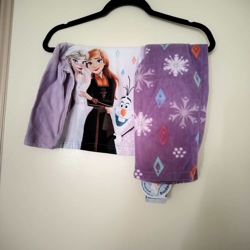 Frozen Themed Purple Blanket